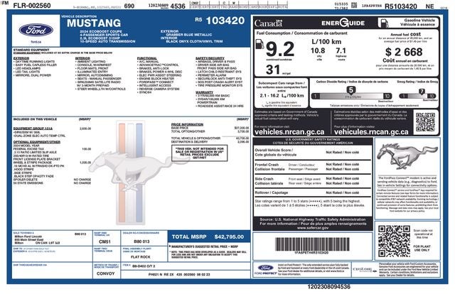 2024 Ford Mustang EcoBoost
