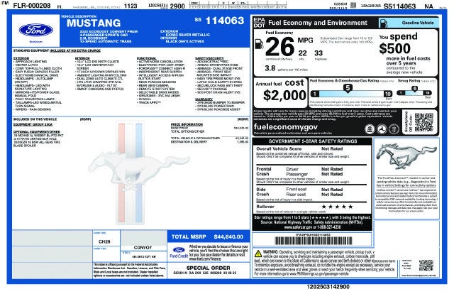 2025 Ford Mustang EcoBoost Premium