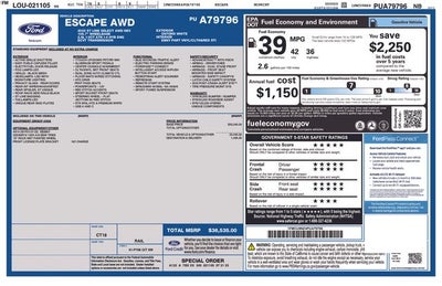 2023 Ford Escape Hybrid ST-Line Select