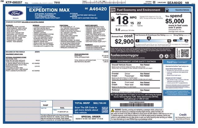 2025 Ford Expedition Max Platinum