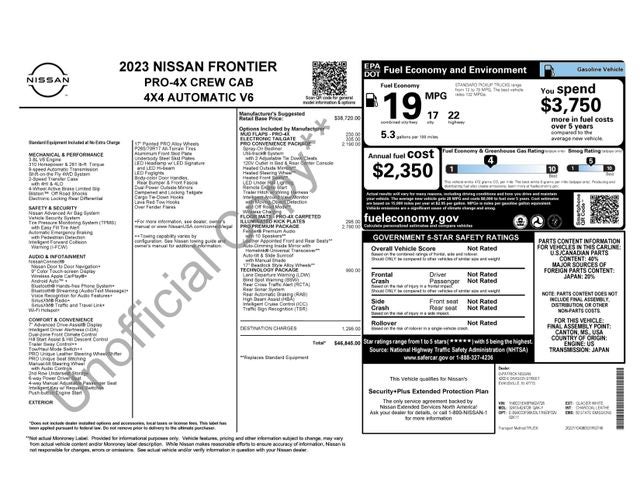 2023 Nissan Frontier PRO-4X