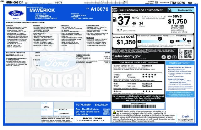 2026 Ford Maverick XLT
