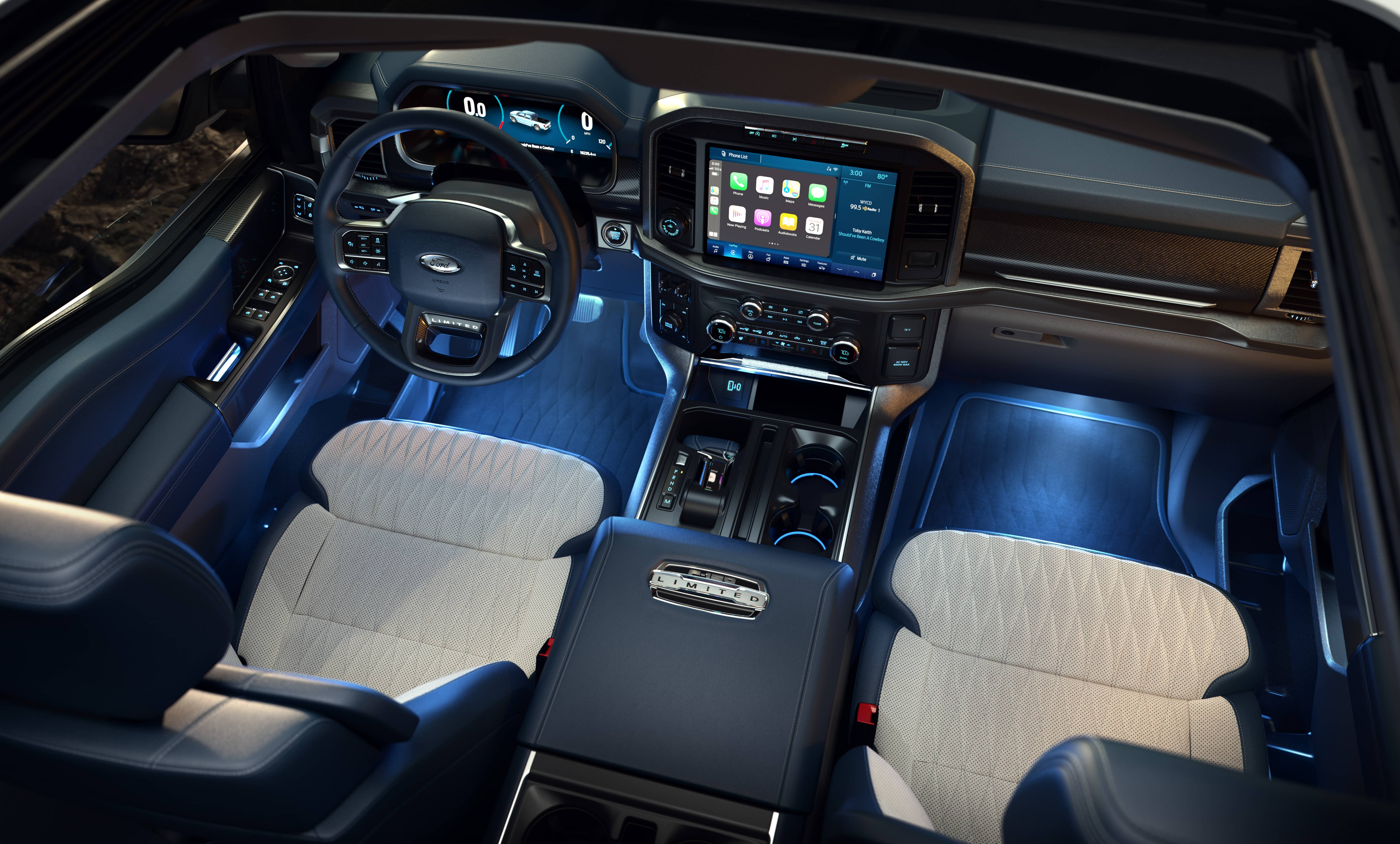 2021 2022 2023 Ford F-150 Interior