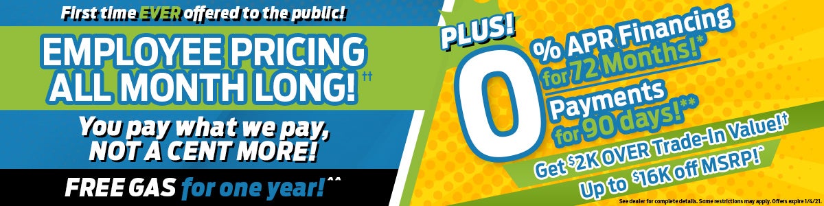 Employee Pricing at Andy Mohr Ford